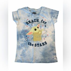 Star Wars Grogu “Reach for the Stars” Tie Dye Tee Size L (10/12)